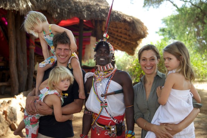 JH_IMG_0996_Saba, Frank, Mporian and the girls at Elephant Watch camp